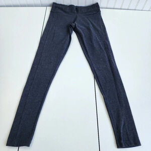 Victoria Secret Pink Yoga Pants Leggings Dark Grey Heather Cotton Blend Sz XS
